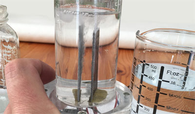 Elektrolyse Wasser Baustelle