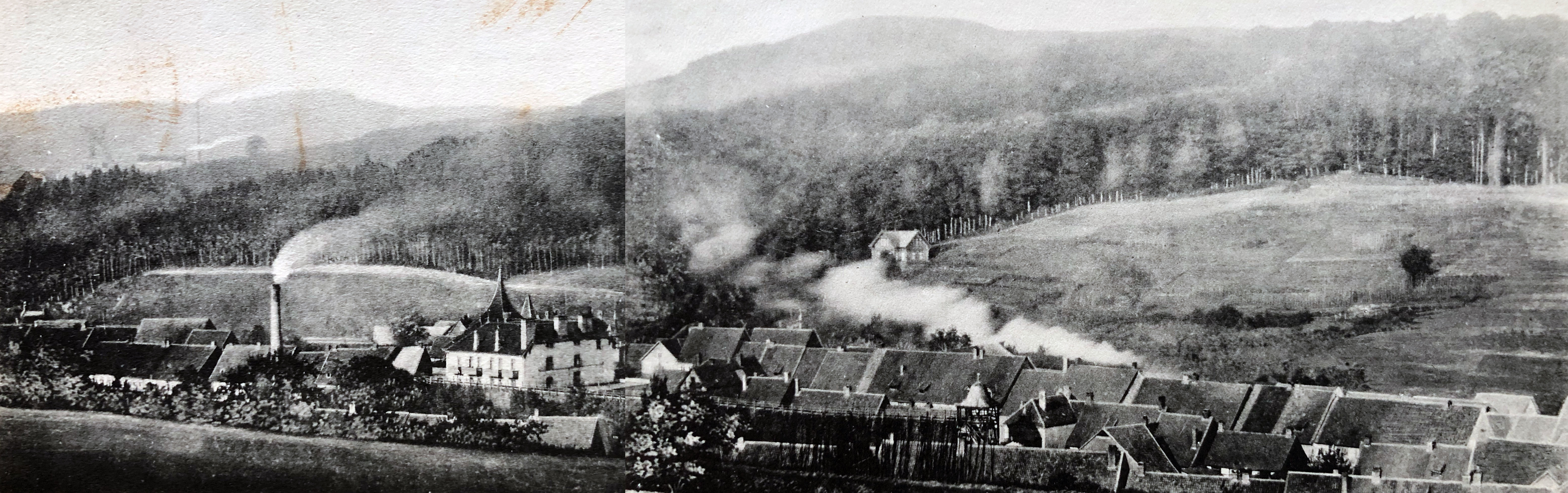 Emaliges, erstes Gradierwerk im Ort Bad Salzdetfurth