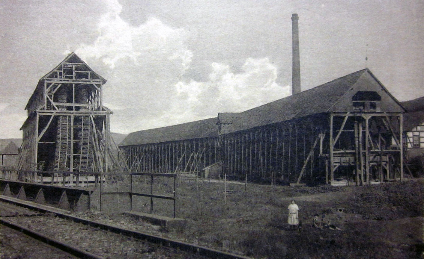 Gradierwerk-Paar im Ort Bad Salzdetfurth